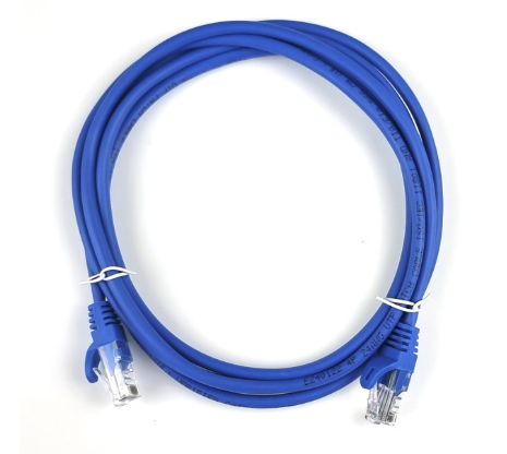 Кабель Ethernet LAN Cat5, синій, довжина 3м, фото 1