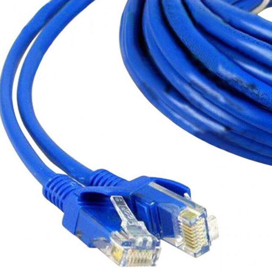 Кабель Ethernet LAN Cat5, синій, довжина 10м, фото 1