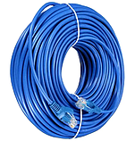 Кабель Ethernet LAN Cat5, синій, довжина 15м, фото 2