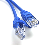Кабель Ethernet LAN Cat5, синій, довжина 15м, фото 6