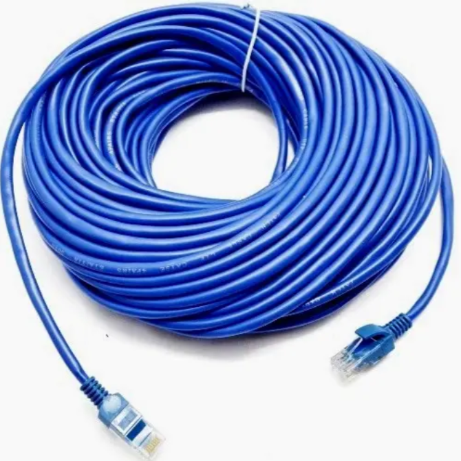 Кабель Ethernet LAN Cat5, синій, довжина 15м, фото 1