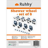 Ролики для душової кабін 8 штук комплект 23 мм Ruhhy KK9646 Польща, фото 7