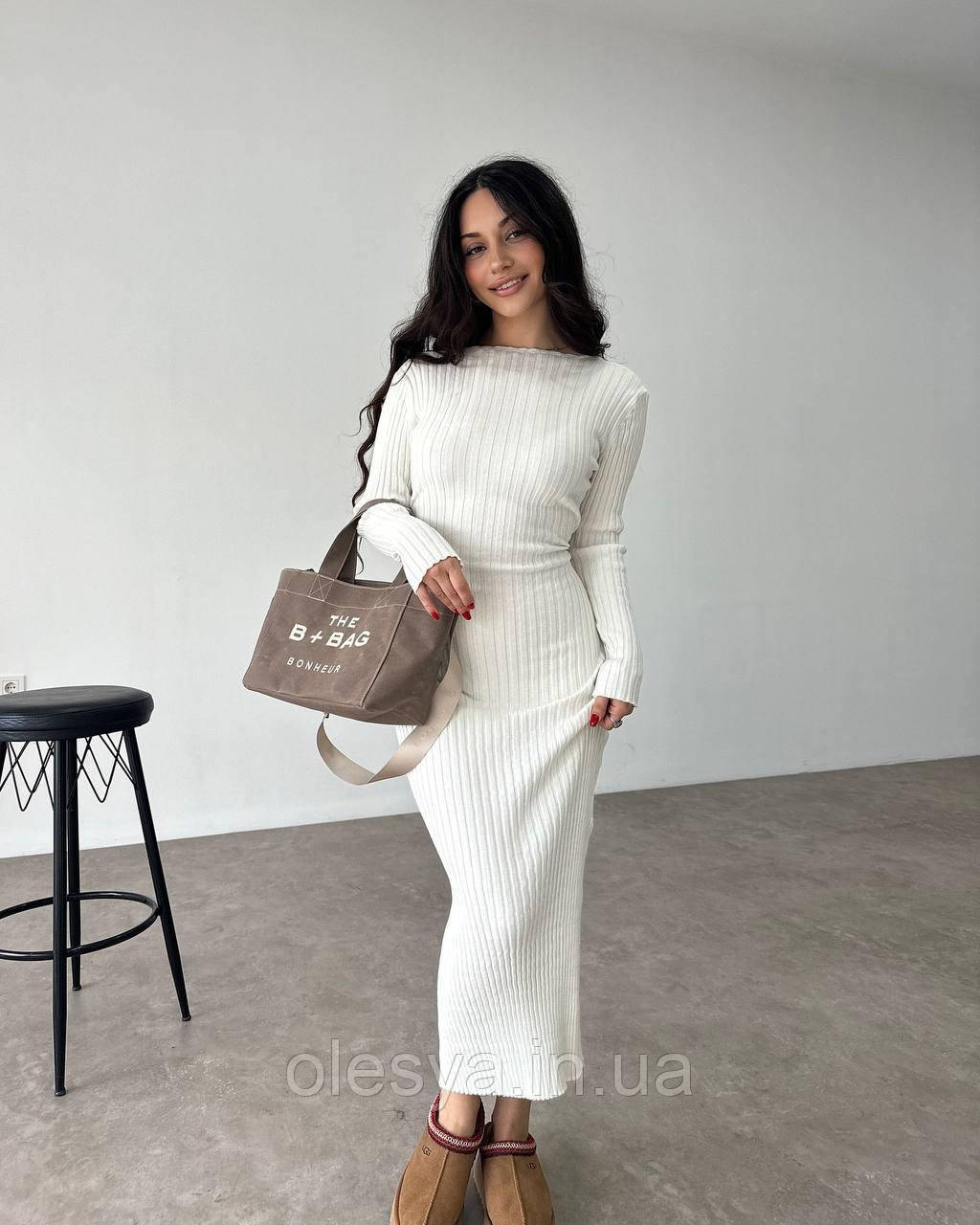 Розкішне жіноче плаття міді з ангори 236 Розміри 42 - 46, фото 1