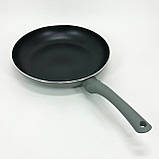 Якісна сковорідка WELL DONE WD-1018W 28 см, Емальована сковорода для смаження WY-858 на грилі, фото 9