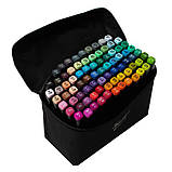 Маркери TOUCH 80 шт, Набір двосторонніх маркерів для хлопчиків, Спиртові маркери GI-744 для початківців, фото 9