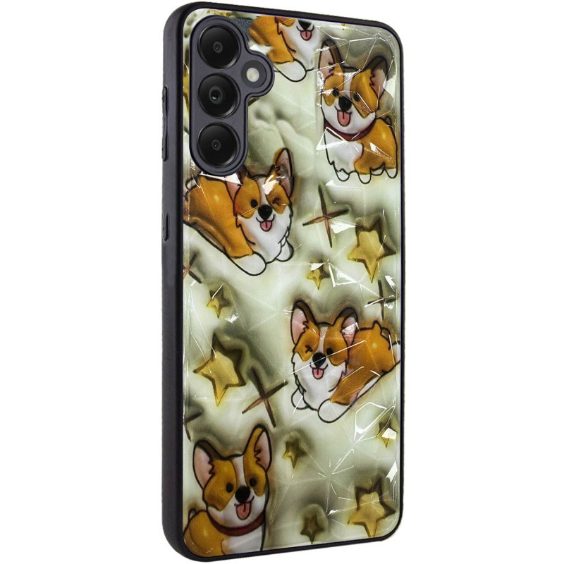TPU+PC чохол Prisma Plushie Full Camera для Samsung Galaxy A36 5G з креативним принтом Corgi