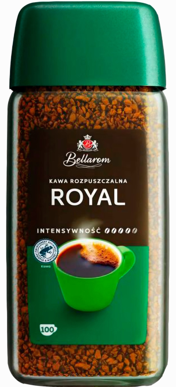 ОРИГІНАЛ! Кава розчинна Bellarom ROYAL 200г у скляній банці (Bellarom Green)
