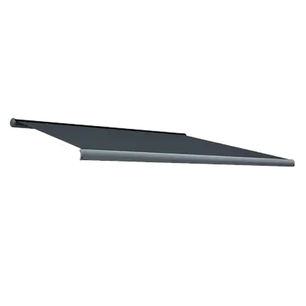 Автоматична маркіза з підсвіткою Deluху 450x300 см Gutroof регулювання нахилу сірий, фото 1