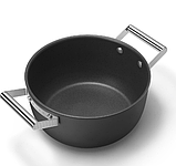 Каструля з двома ручками та кришкою Smeg CKFC2411BLM, фото 4