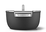 Каструля з двома ручками та кришкою Smeg CKFC2411BLM, фото 5