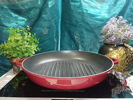 Сковороди гриль Сітон емальовані кольорові