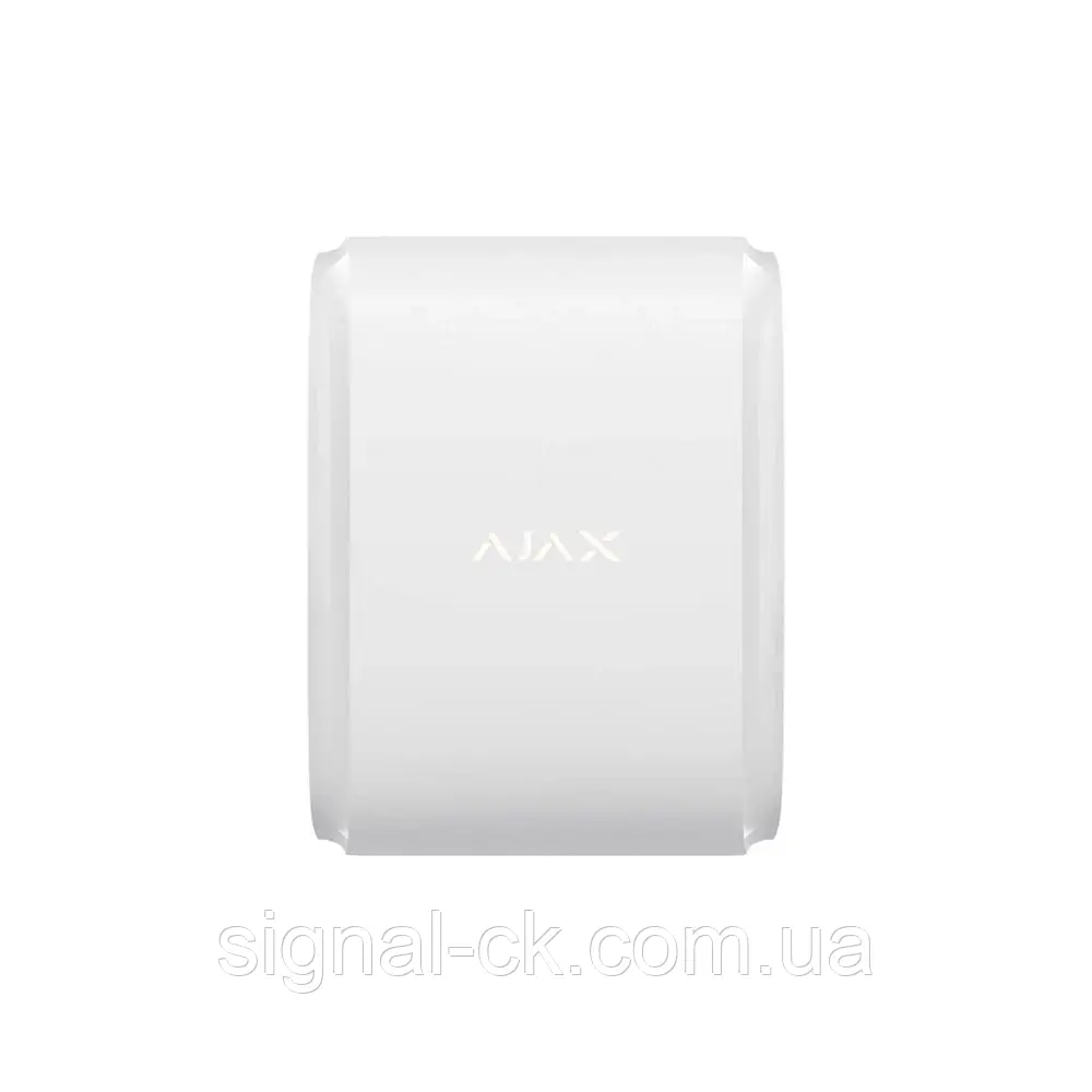 Бездротовий вуличний двонаправлений датчик руху типу «штора» Ajax DualCurtain Outdoor White