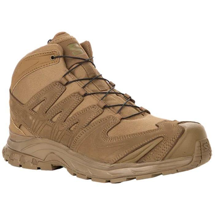 Тактичні черевики низькі всессезонні військові Salomon X Ultra Forces GTX Coyote (койот)