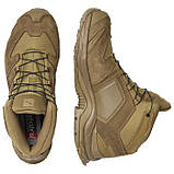Тактичні черевики низькі всессезонні військові Salomon X Ultra Forces GTX Coyote (койот), фото 7