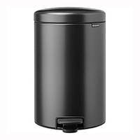 Відро для сміття з педаллю Brabantia Pedal Bin NewIcon 20 л Confident Grey 233500