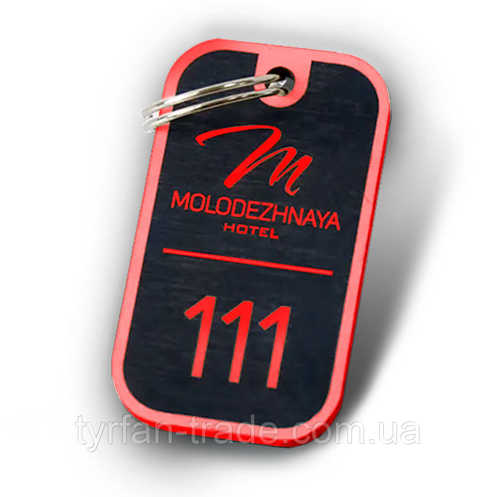 Номерки Бирки Брелки для ключів із логотипом отвором колечком із металу