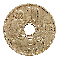 Греція 10 лепт, 1912