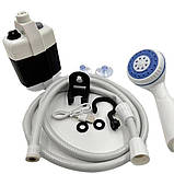 Душ акумуляторний туристичний портативний похідний мобільний душ Portable Outdoor Shower UJ-11, фото 2