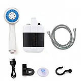 Душ акумуляторний туристичний портативний похідний мобільний душ Portable Outdoor Shower UJ-11, фото 5