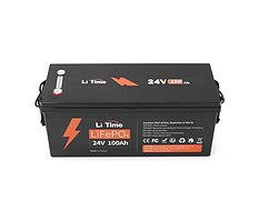 Акумулятор Li-TIME LiFePO4 25.6V 100Ач 2560Wh (100/100A) 532*207*215мм