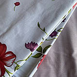 Євро комплект бавовняної посільної білизни Бязь Gold Розмір 200*215, фото 6