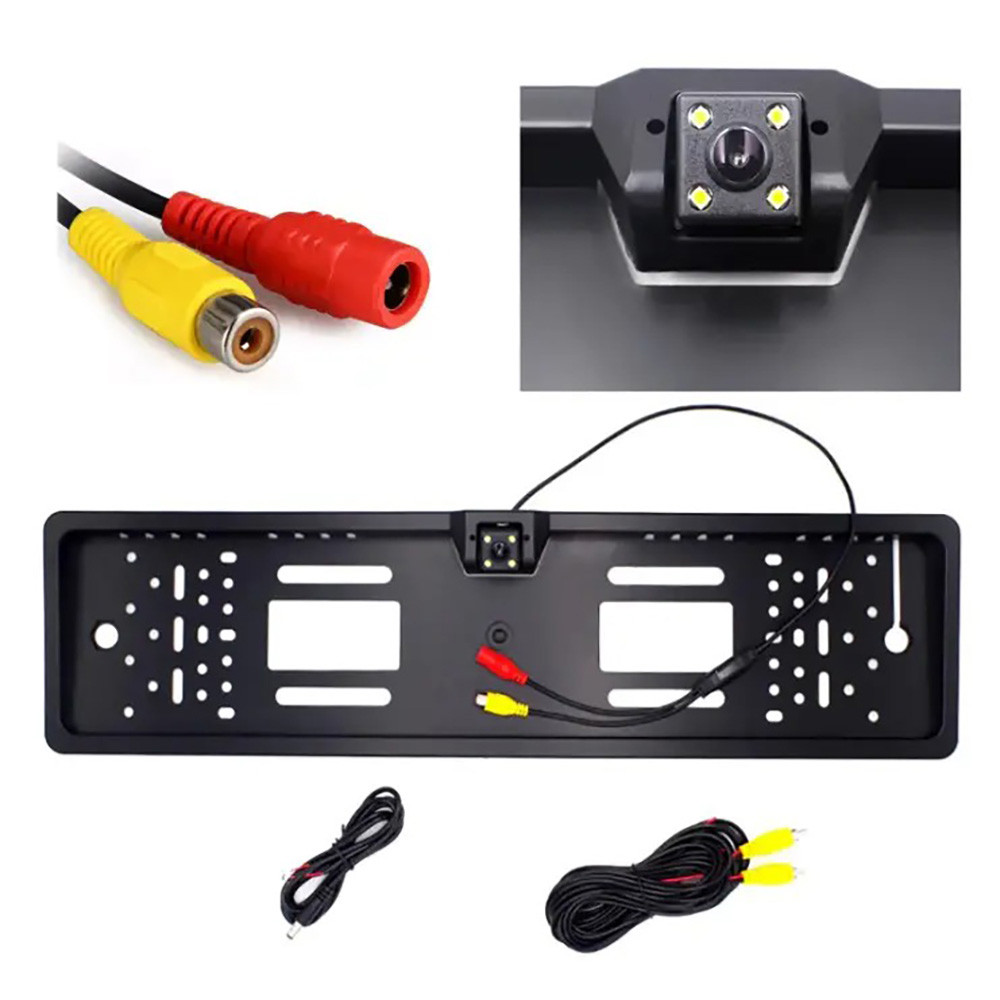 Паркувальна камера заднього виду в номерній рамці / Рамка номера з камерою / Парктронік з камерою, фото 1