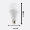 LED лампочка акумуляторна 7Вт (до 5 годин) в патрон Е27 / Аварійна лампа з акумулятором / Лед лампочка, фото 9