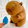 М'яка іграшка Капібара з інерційною сопелькою 90см / Капібара плюшева / Плюшева іграшка, фото 4