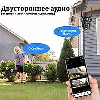 4G IP камера спостереження XYS-A48-LD з 2 незалежними об'єктивами слот SIM-картки, фото 5