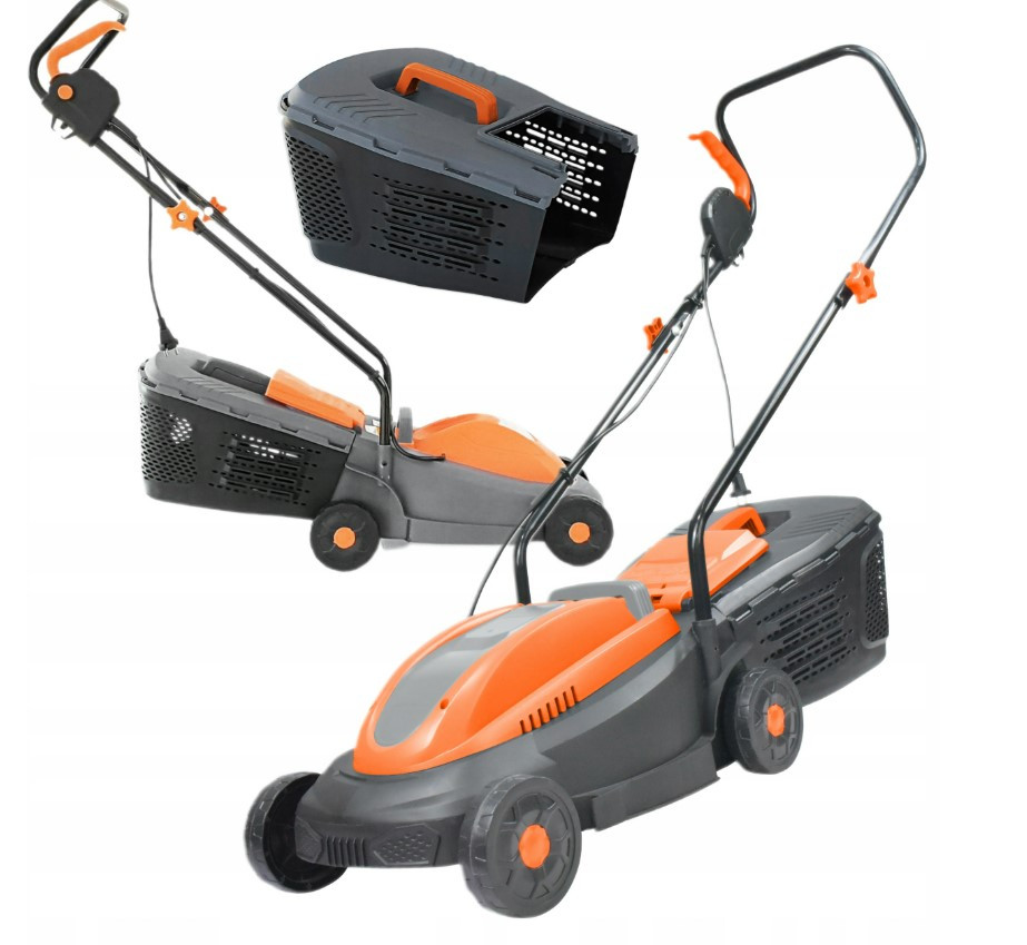 Газонокосарка електрична на колесах 2400W Kraft&Dele KD5360, 32 см Польща