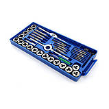 Мітчики та плашки набір 40 штук Kraft&Dele KD10289, фото 3