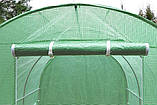 Теплиця садова - парник Focus Garden 3x8x2 м (подвійні двері) зелена, фото 7