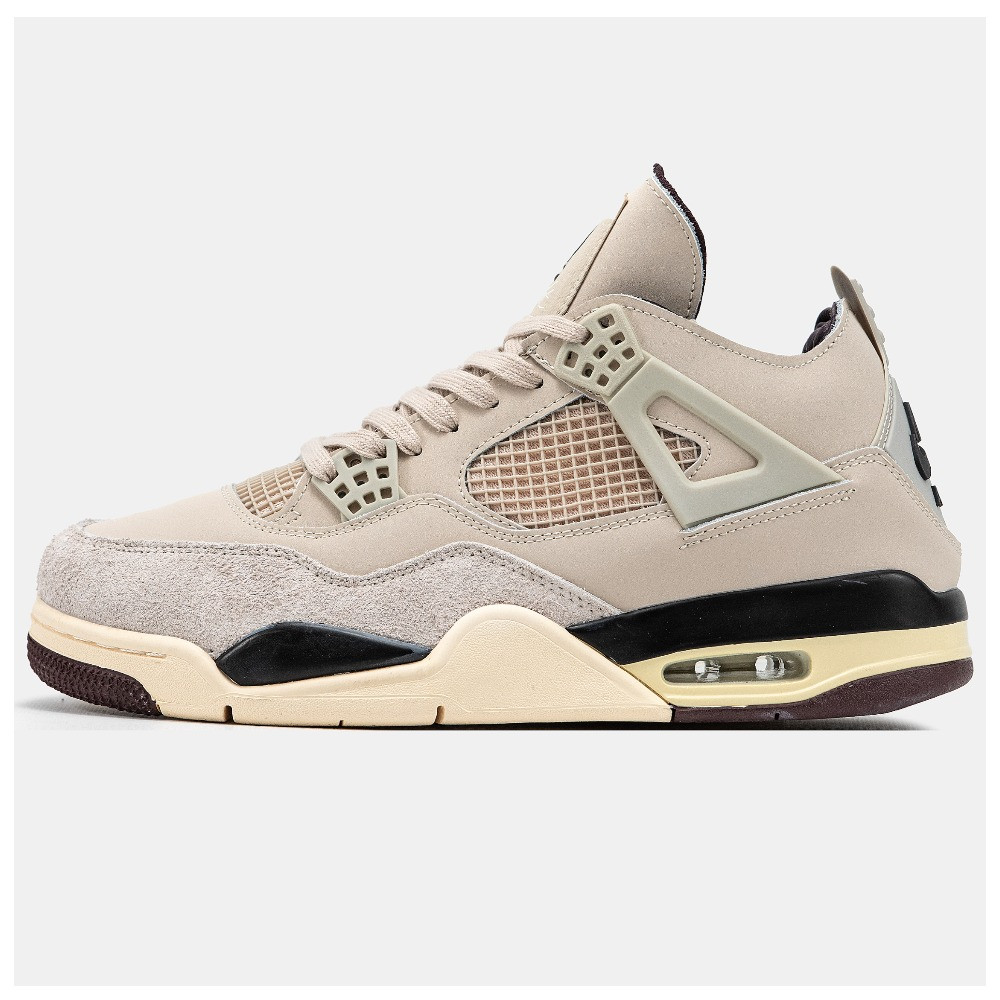 Чоловічі / жіночі кросівки Nike Air Jordan 4 x A Ma Maniere "Fossil Stone", кросівки найк аір джордан 4 ретро