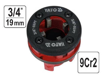 Клупп для нарізки різьблення на трубах YATO 3/4"