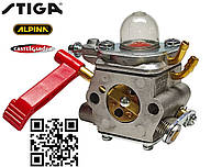 Карбюратор на бензокосу Stiga SBC 230  232D 233 242D 243D 253 для мотокос Alpina B32D B42D 52D 118804007/0 118804009/0 118804008/0