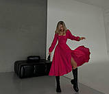 Легка муслінова сукня зі шнурівкою по спині Тканина муслін Розмір 42-44, 46-48, фото 5