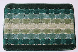 Килимок для ванної/туалету 40x60 см Комфорт Vonaldi 2518/dark green