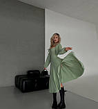 Легка муслінова сукня зі шнурівкою по спині Тканина муслін Розмір 42-44, 46-48, фото 6