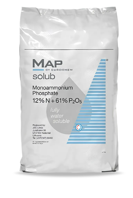 Моноамонійфосфат MAP кристалічний (N-12%, Р-61%) Литва мішок 25 кг