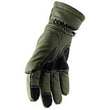 Армійські зимові рукавиці зелені розмір XL, фото 4