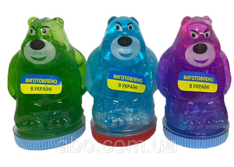 Іграшка-антистрес Slime "Bear" ТМ Lovin 80151, 105 мл, фото 1