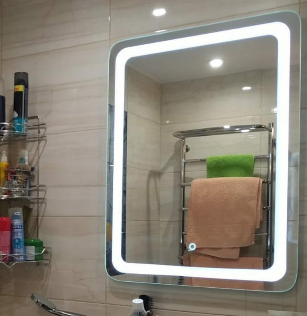 Дзеркало з Led підсвічуванням та сенсорним вимикачем
