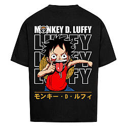 Футболка чорна LOYS One Piece x Luffy