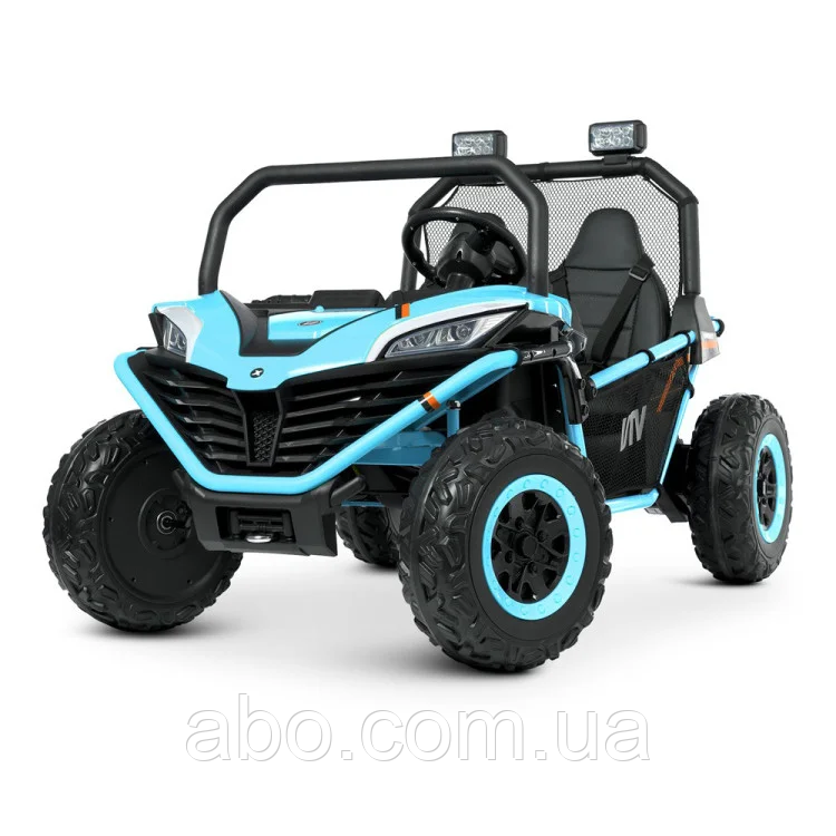 Дитячий електромобіль Джип Bambi Racer M 4969 (2) EBLR-4 (24V) Синій