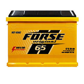 Автомобільний акумулятор FORSE 65Ah 640A R+ (правий +)