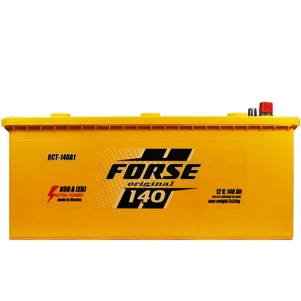Автомобільний акумулятор FORSE 140Аh 850A (D4), фото 1