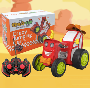 Трактор на радіокеруванні "Crazy Car" 2101-А, червоний, фото 1