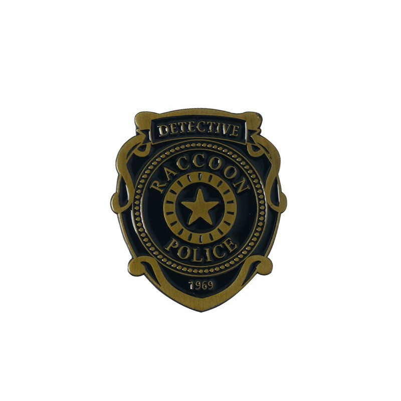 Значок пін Поліцейського Raccoon Police Station Resident Evil