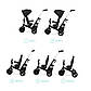 Велосипед триколісний KiderKraft EASYTWIST Black, фото 8