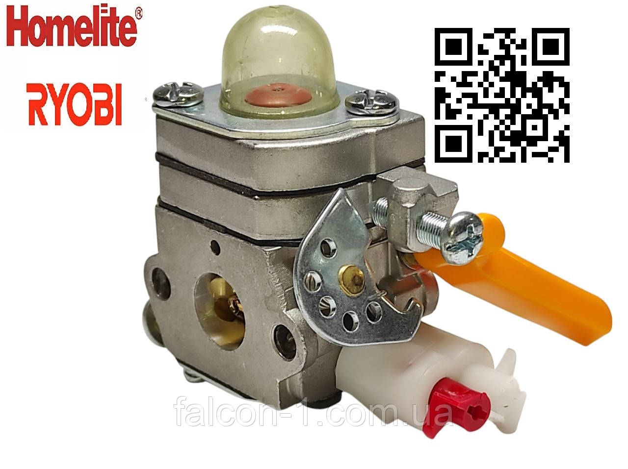 Карбюратор на бензотример Homelite F 3045 для Хомлайт F 3055 C1U-H46A C300 F 2040 BC800 BC900 S1400 Ryiobi 3046 70107A 984549001